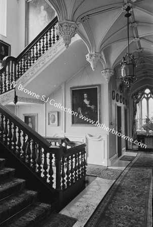 BIRR CASTLE  CASTLE  STAIRS FROM FIRST LANDING